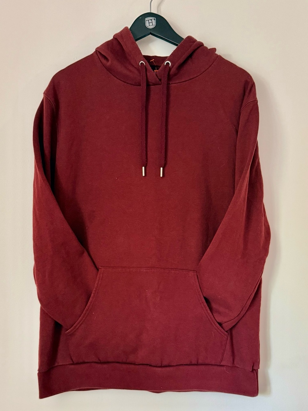 Fresh Clean Tees Burgundy Pullover Hoodie with Kangaroo Pocket SZ.XL